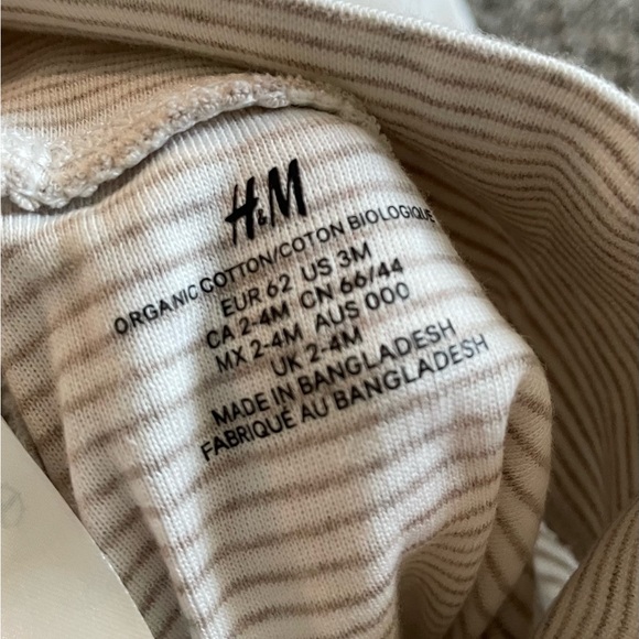 BRAND NEW H&M Organic Cotton Pant Set - Picture 8 of 8